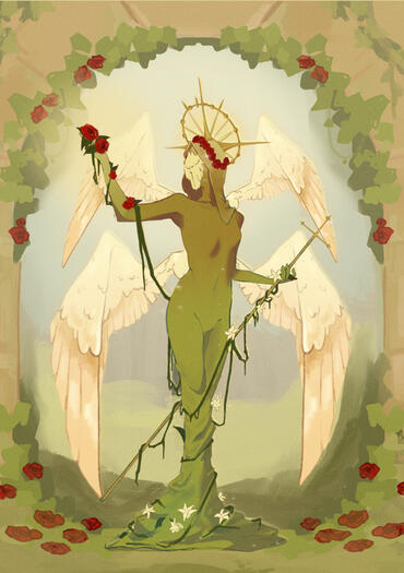 Digital illustration of a Virtue